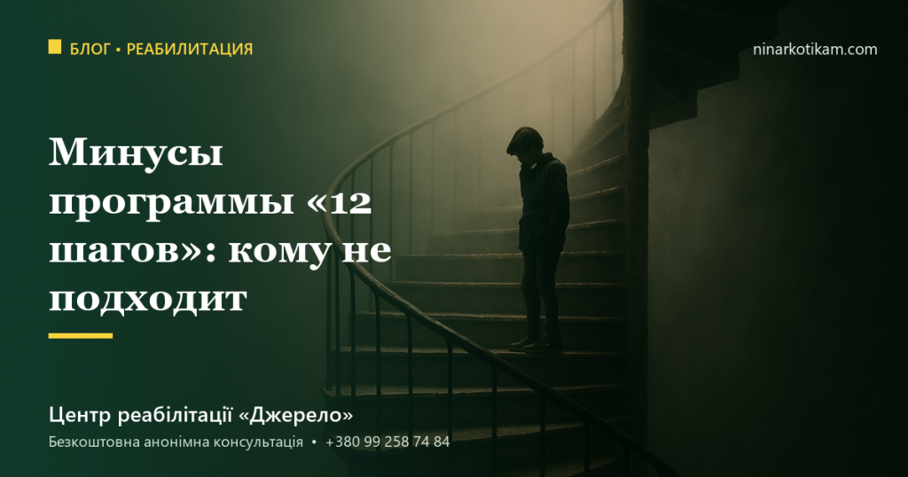 Минусы программы «12 шагов»: кому она не подходит