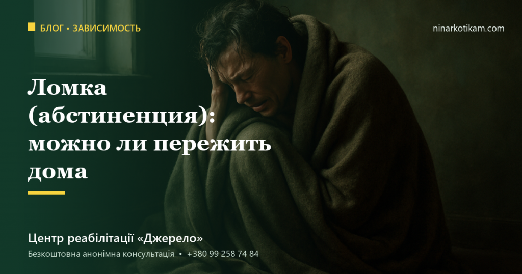 Как пережить ломку (абстиненцию) дома: что можно и чего нельзя