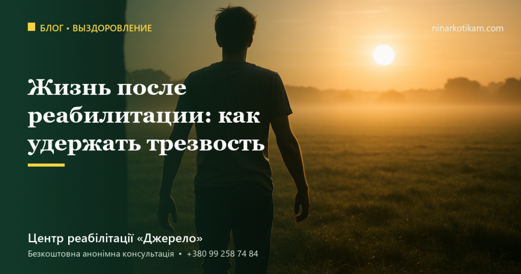 Жизнь после реабилитации: как удержать трезвость