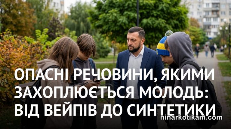 Опасні речовини, якими захоплюється молодь: від вейпів до синтетики