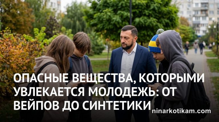 Опасные вещества, которыми увлекается молодежь: от вейпов до синтетики