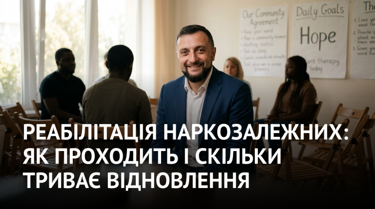 Реабілітація наркозалежних: як проходить і скільки триває відновлення