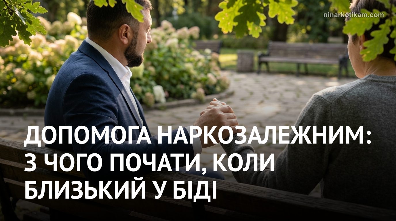 Допомога наркозалежним: що робити, коли близька людина не може зупинитися