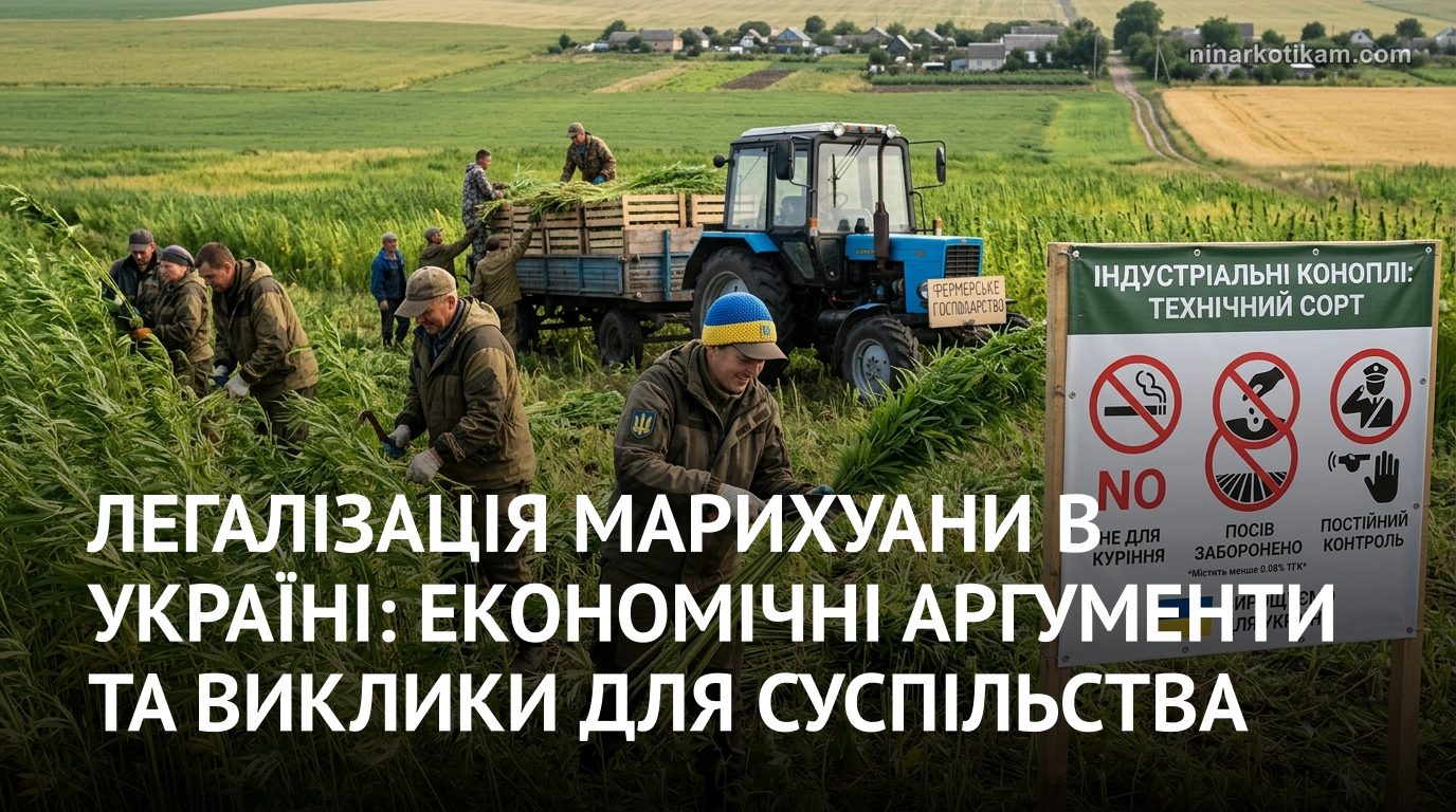 легалізація марихуани в Україні збір урожаю коноплі