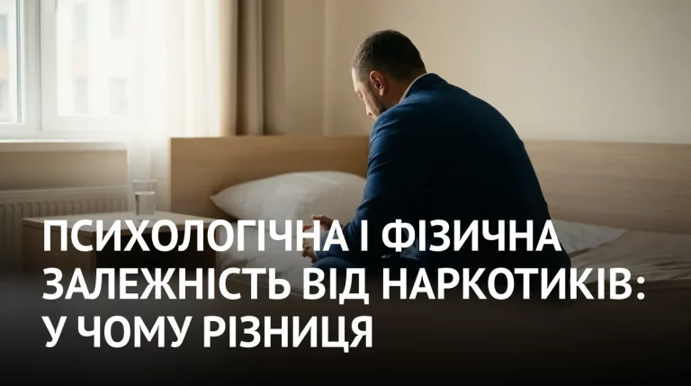 Психологічна і фізична залежність від наркотиків: у чому різниця