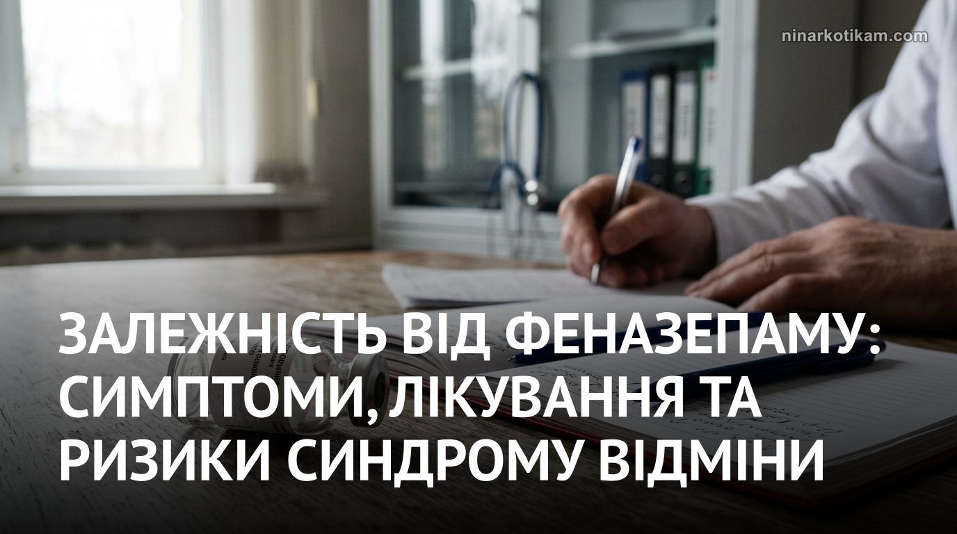 залежність від феназепаму лікування симптоми