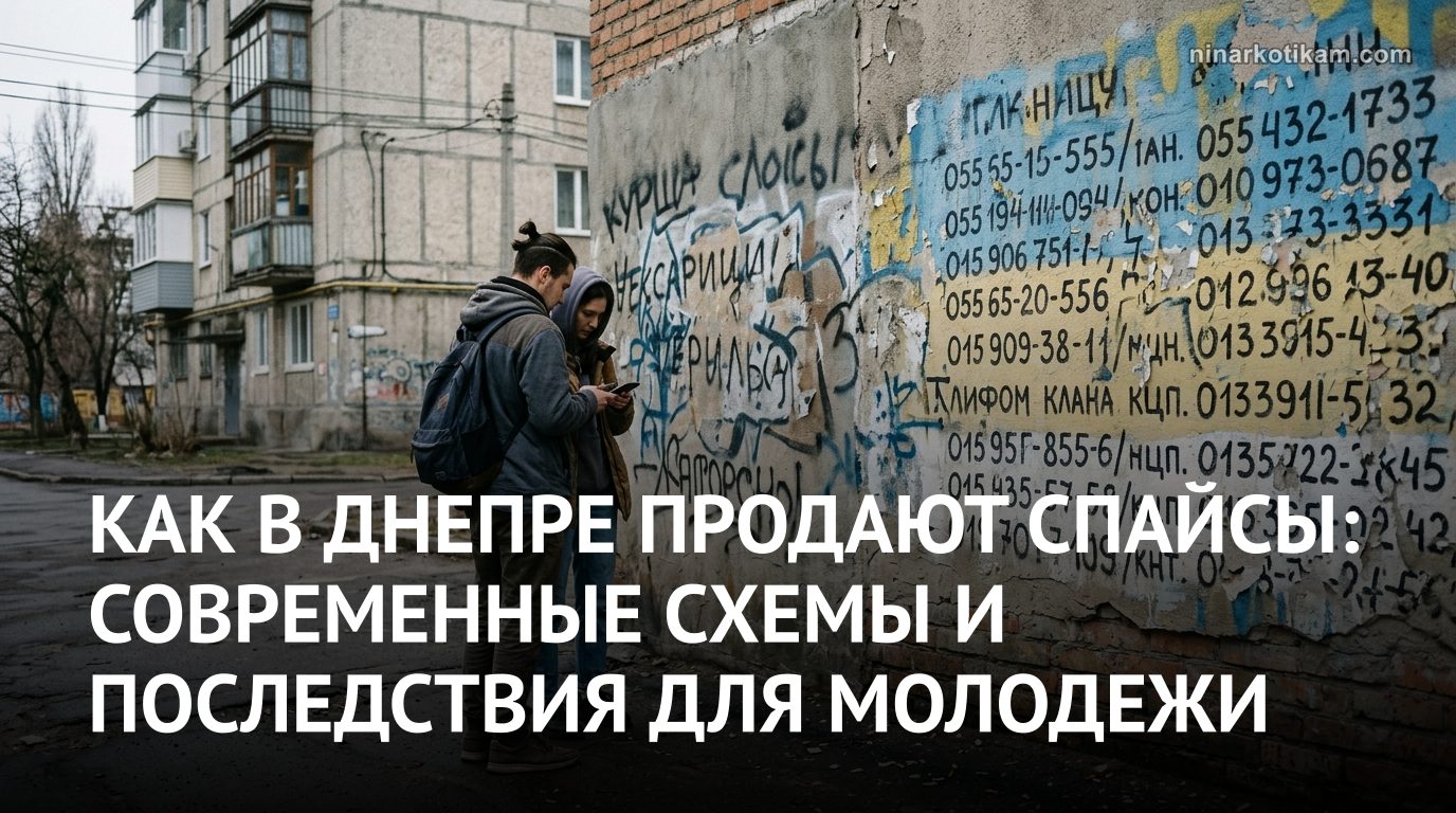 Синтетические наркотики в Днепре: надписи на стенах и молодёжь возле объявлений