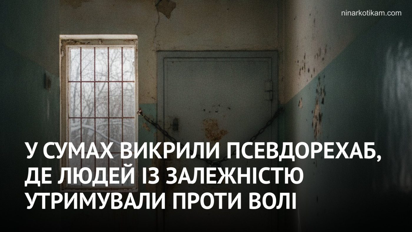 Незаконний реабілітаційний центр у Сумах: замкнені двері в занедбаному будинку