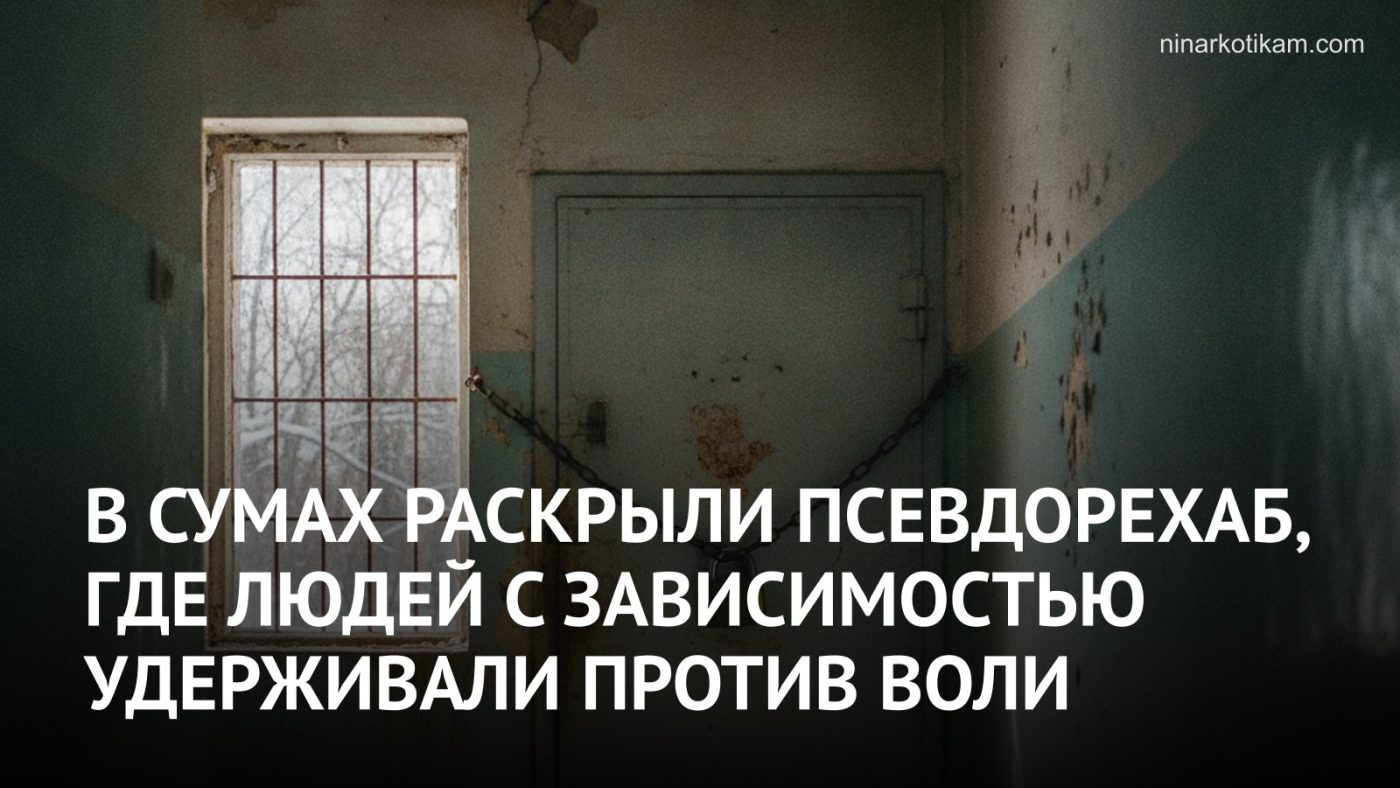 Незаконный реабилитационный центр в Сумах: запертая дверь в заброшенном доме