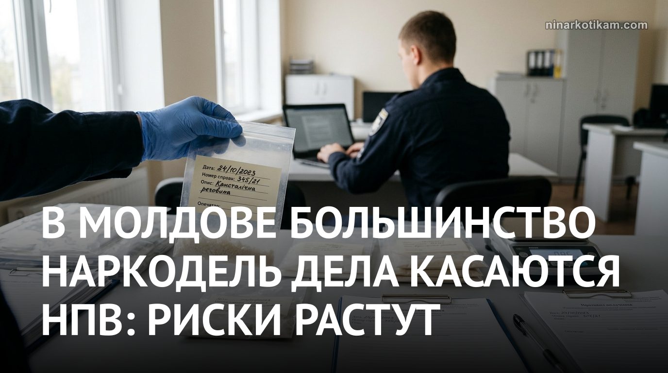 Наркодель: Изъятие НПВ альфа-PVP в Молдове - пакеты с веществом на столе
