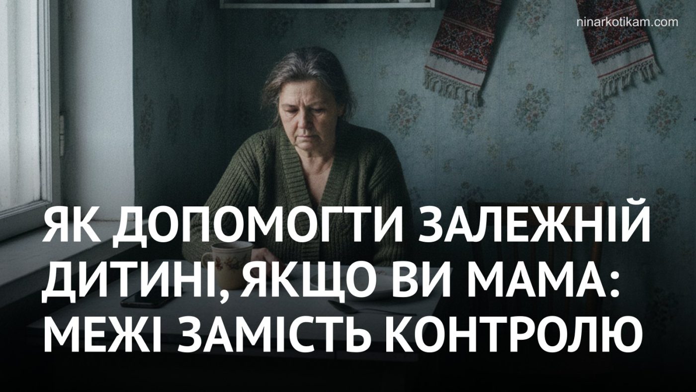 Як допомогти залежній дитині: мати за кухонним столом після нічної розмови