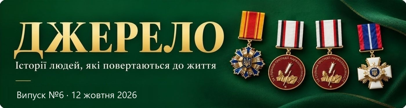 Журнал «Джерело» - історії людей, які повертаються до життя. Випуск №6, 12 жовтня 2026. Відзнаки МВС України