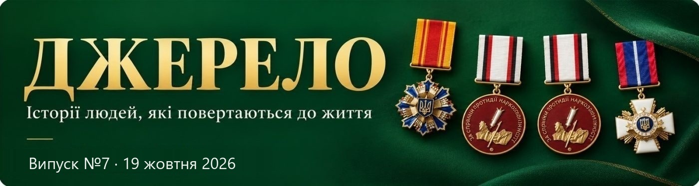 Журнал «Джерело» - історії людей, які повертаються до життя. Випуск №7, 19 жовтня 2026. Відзнаки МВС України